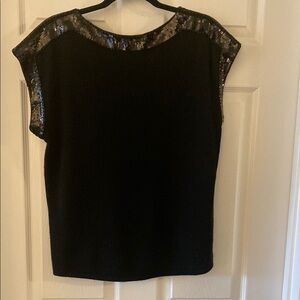 Elegant Black Sequin Women's Top